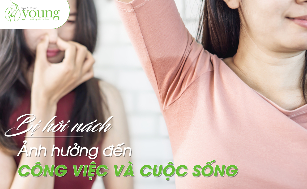 Hôi nách dẫn đến những hậu quả gì?