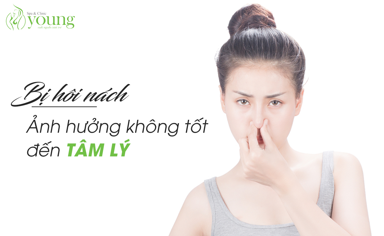 Hôi nách dẫn đến những hậu quả gì?